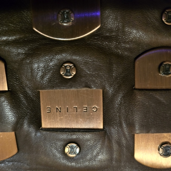 Celine Bag with Copper Colored Hardware-Messenger Style - Picture 5 of 13